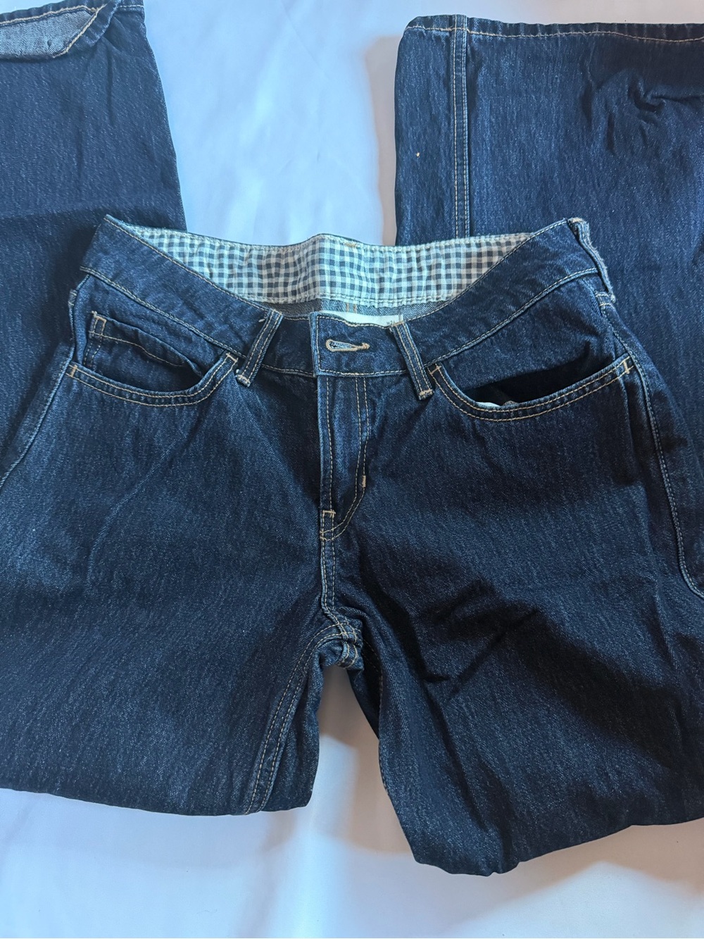 Hollister Dark Blue Straight Leg Women’s Jeans